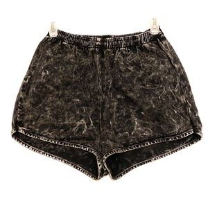 American Apparel Runner Shorts Acid Wash Small